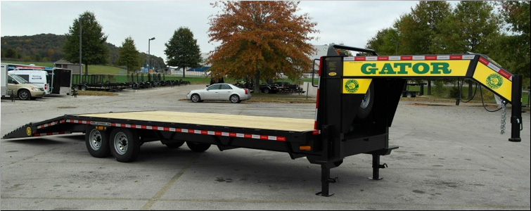 Gooseneck flat bed trailer for sale14k  Butler County, Kentucky